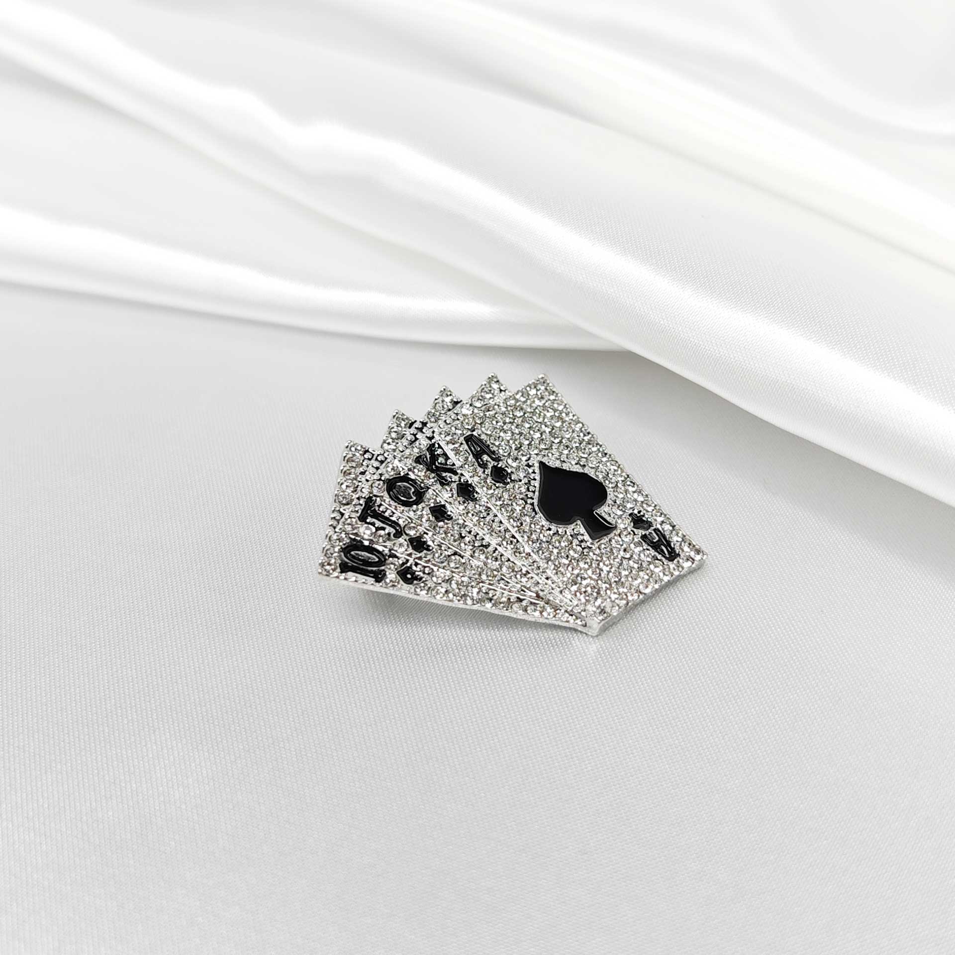 Broche bijou cartes de jeu Poker photo 2