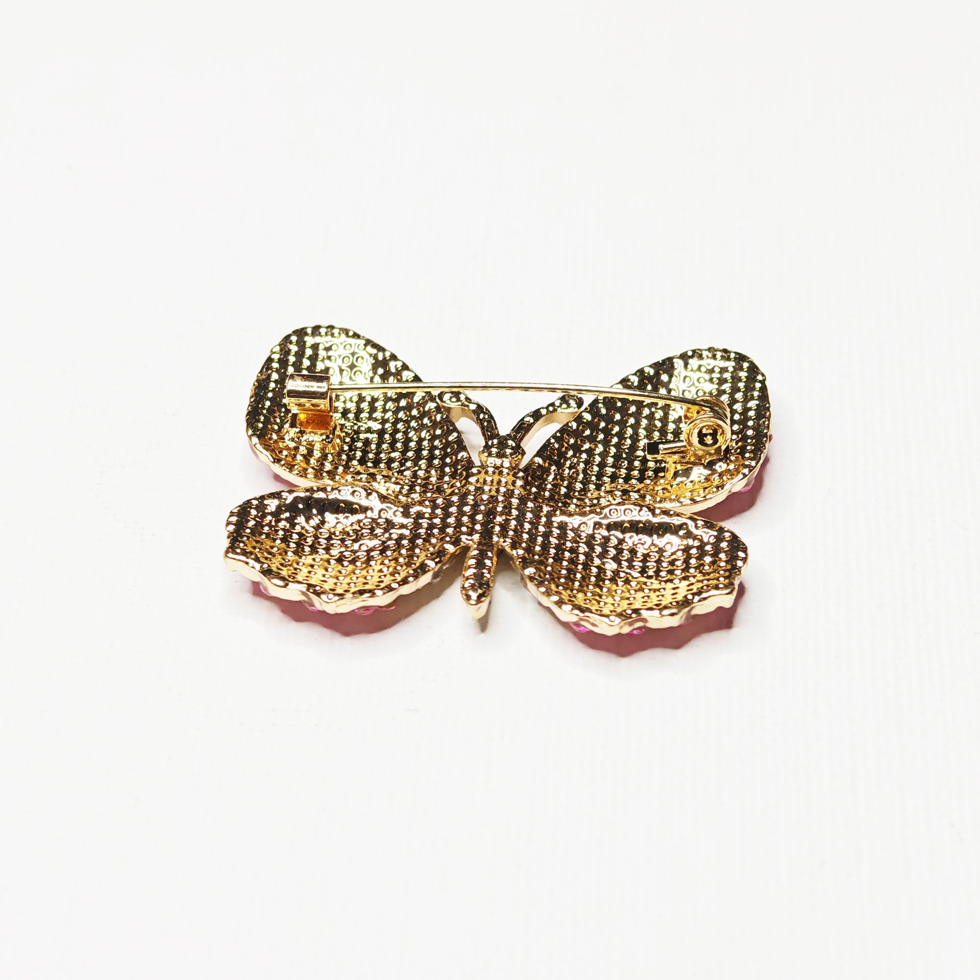 Broche bijou papillon multicolore