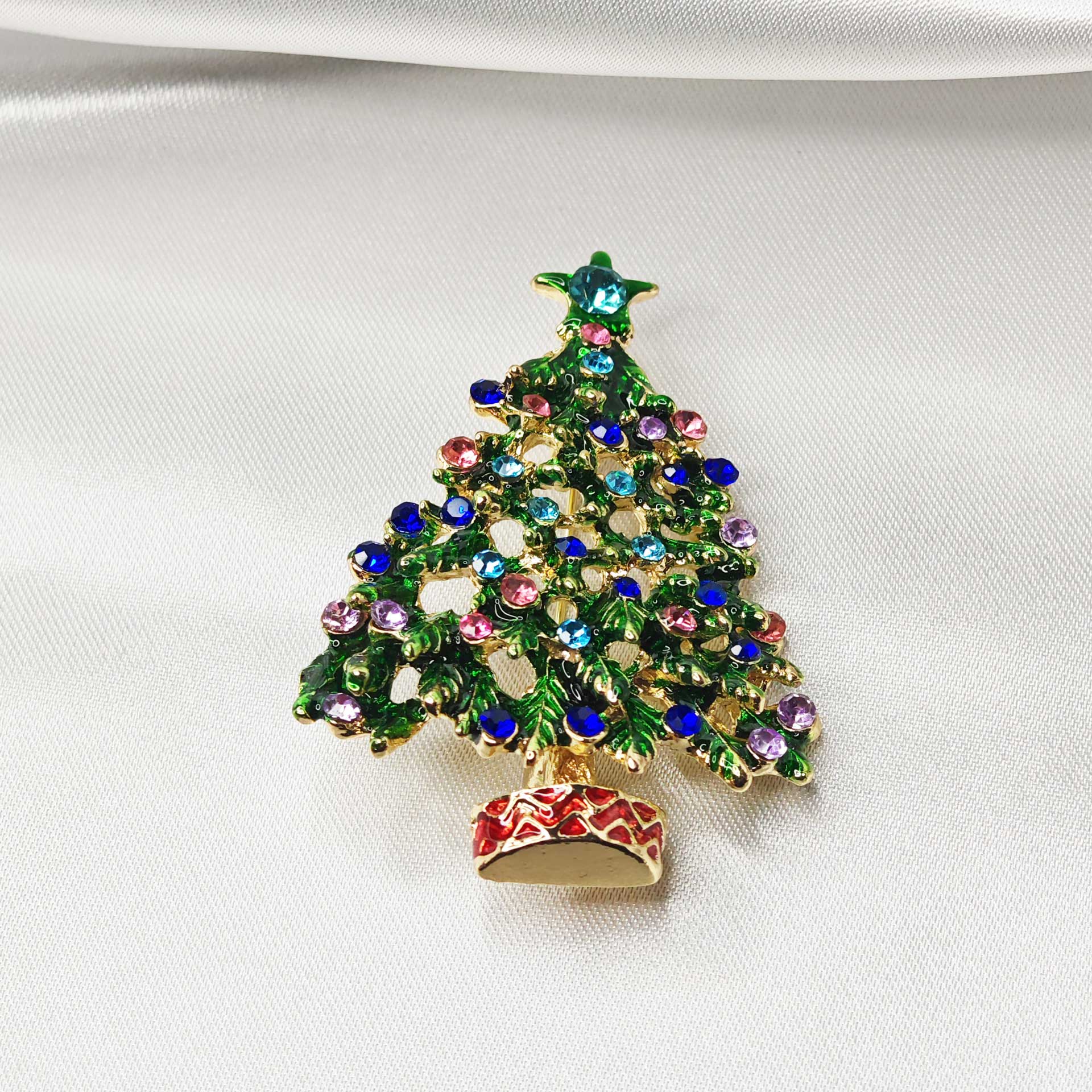 Photo de la broche sapin de Noël
