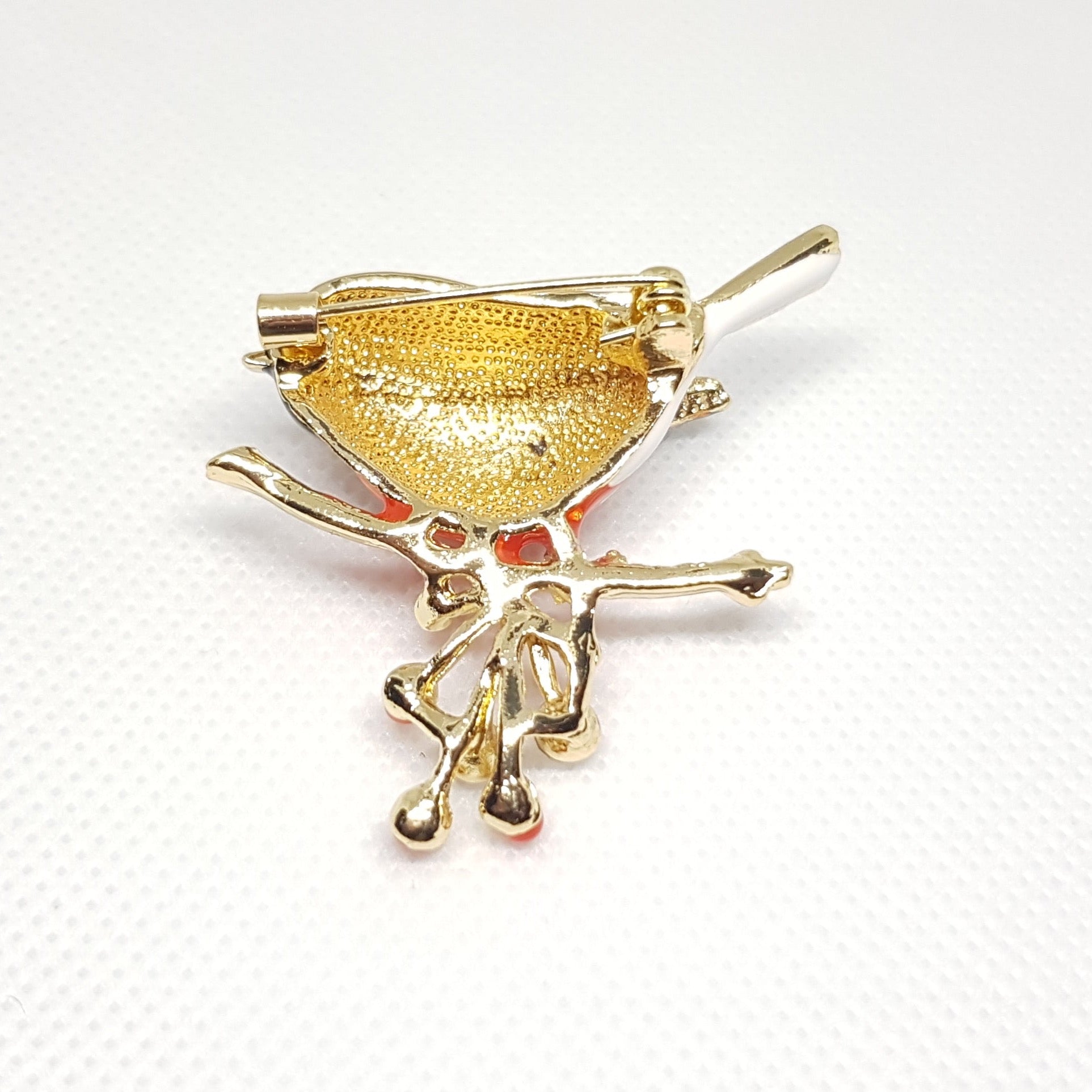 Goldene Brosche Red Throat Birds