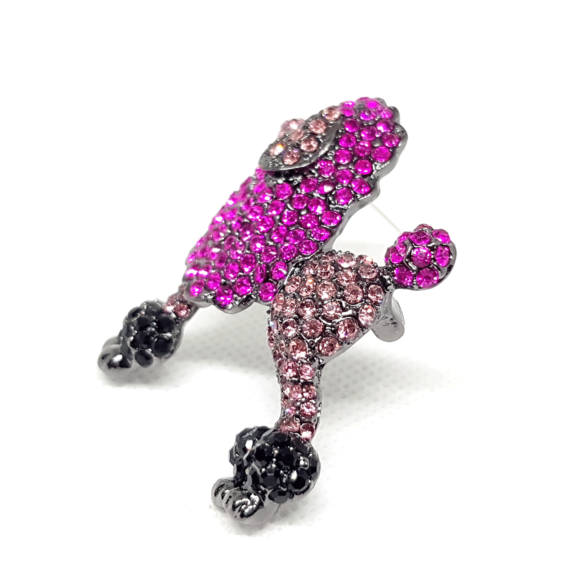Broche bijou Caniche Rose photo 4