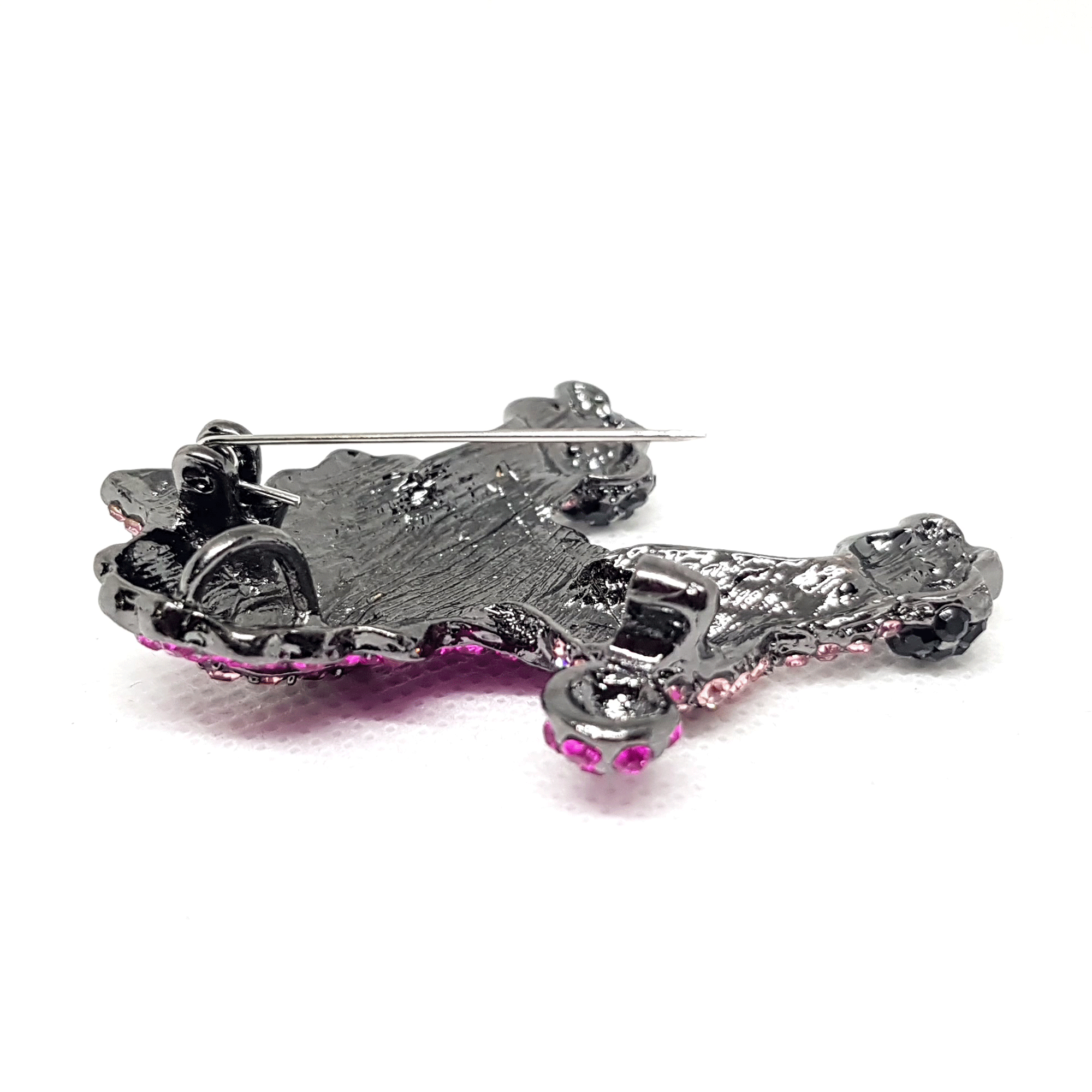 Broche bijou Caniche Rose photo 5 verso