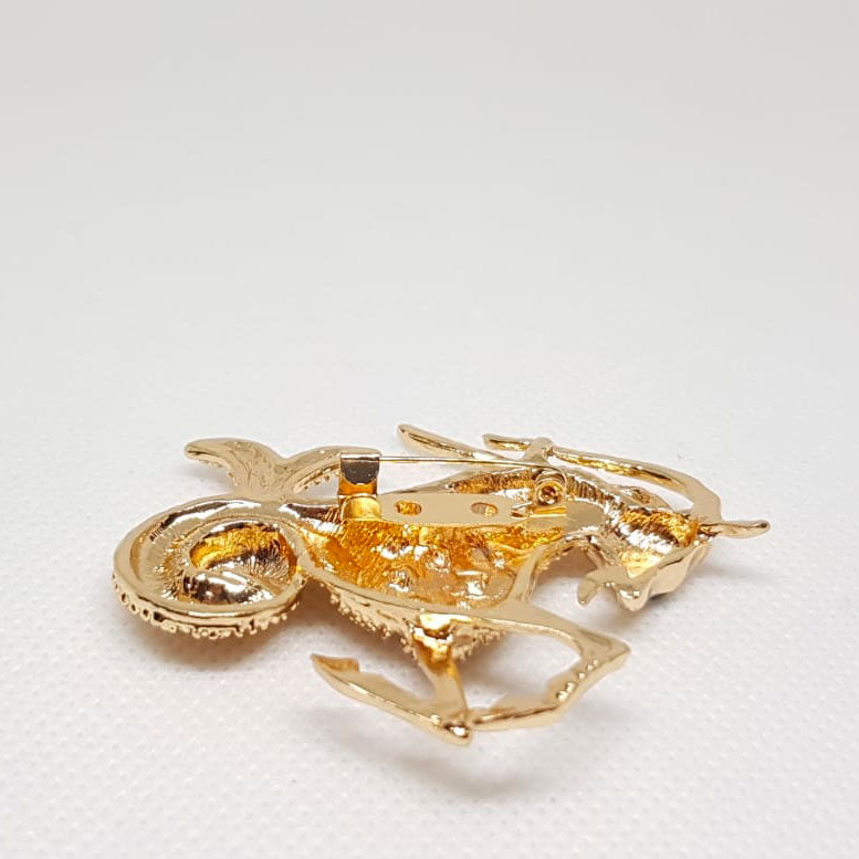 Broche Doree Zodiaque Capricorne Horoscope