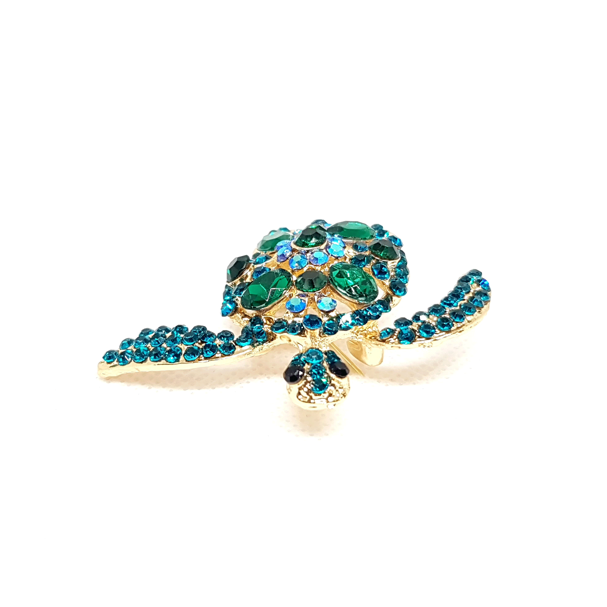 Broche Tortue de mer bleue