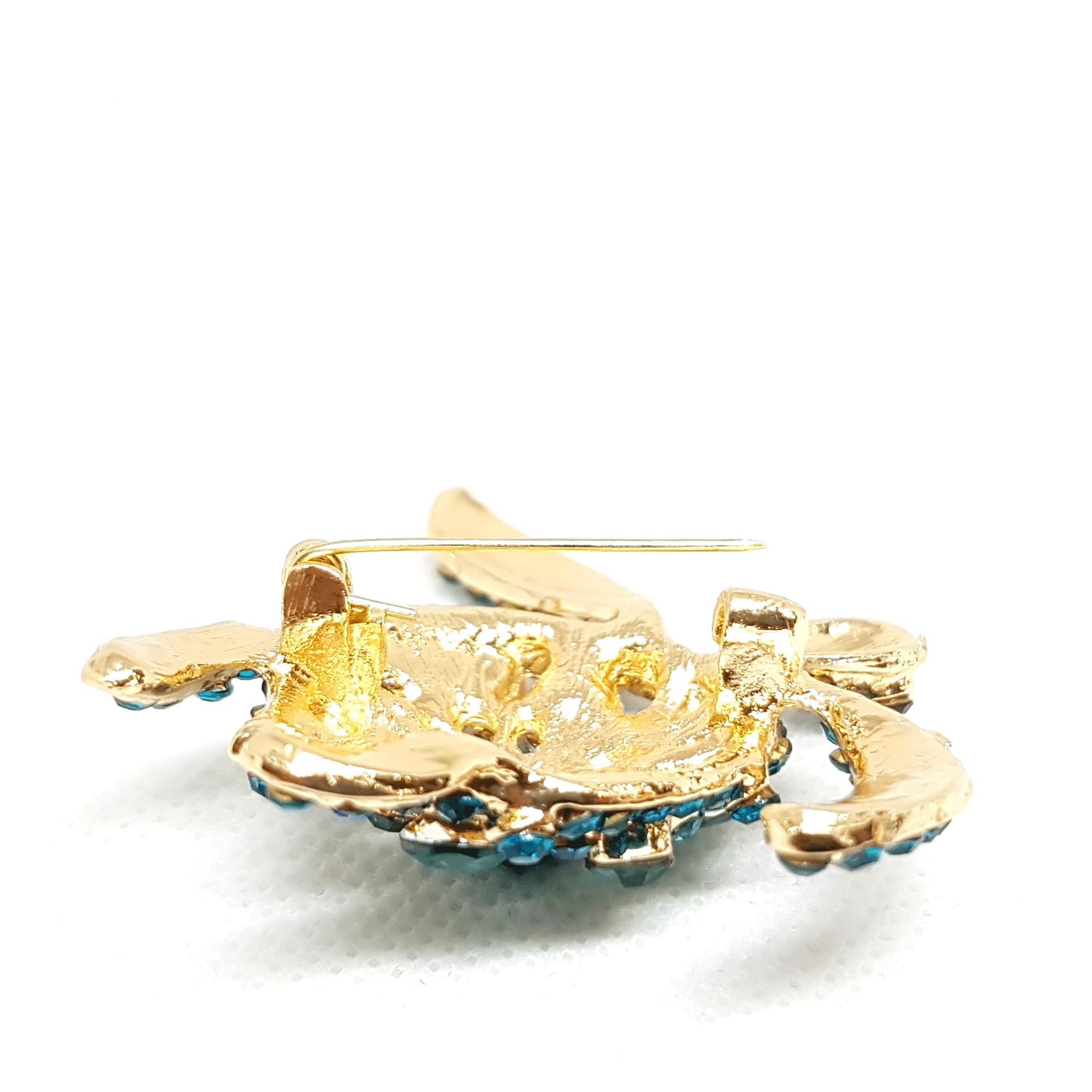 Broche Tortue de mer bleue