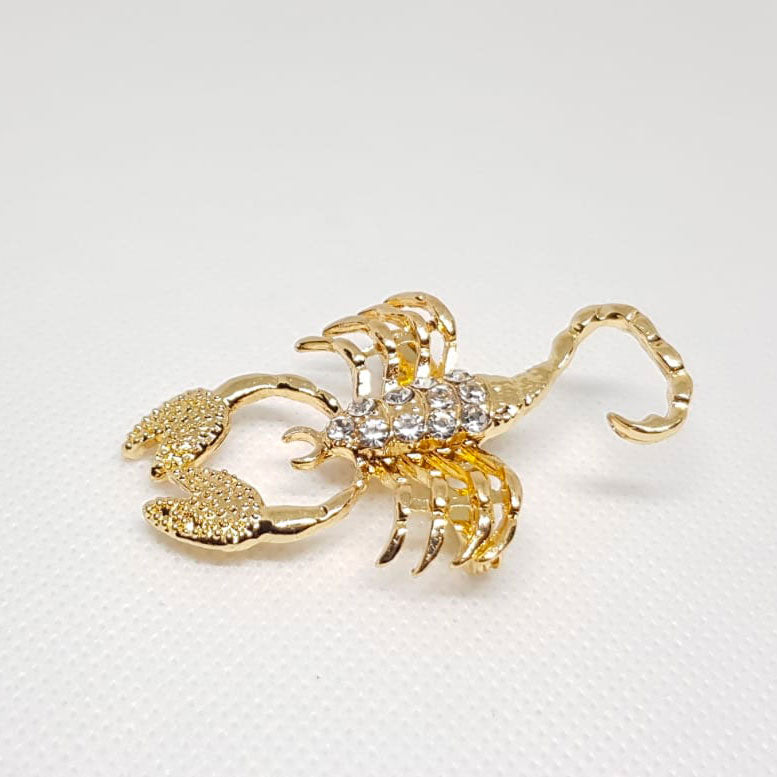 Broche Doree Zodiaque Scorpion Horoscope