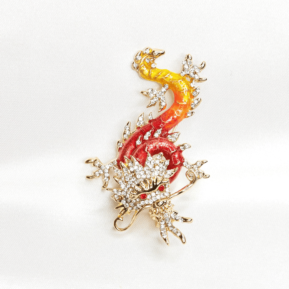 Collier Argenté Avec Pendentif Dragon Traditionnel, Vintage Gothique Occulte P 13557