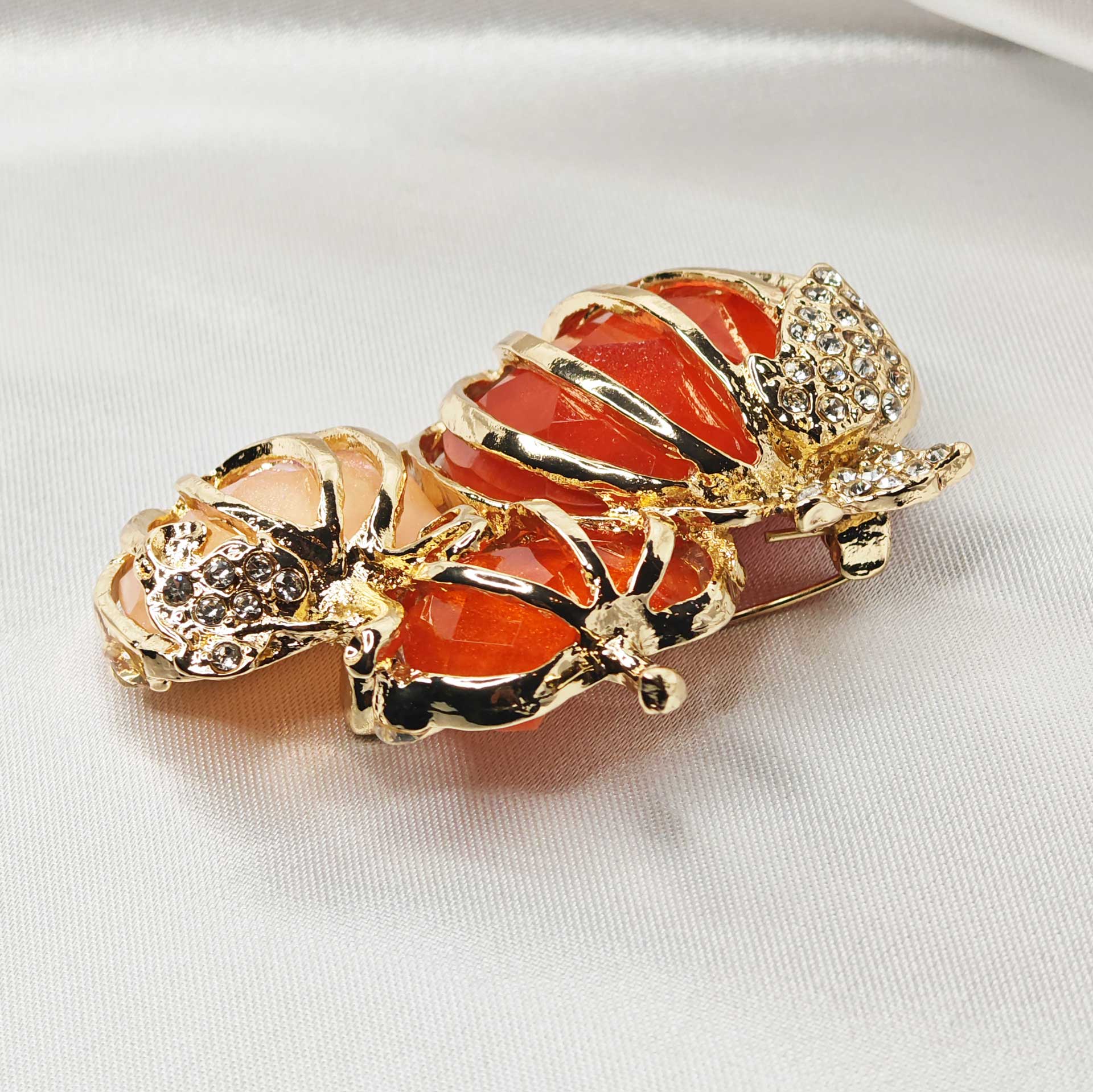 photo vue partie haute de la broche 3 citrouilles