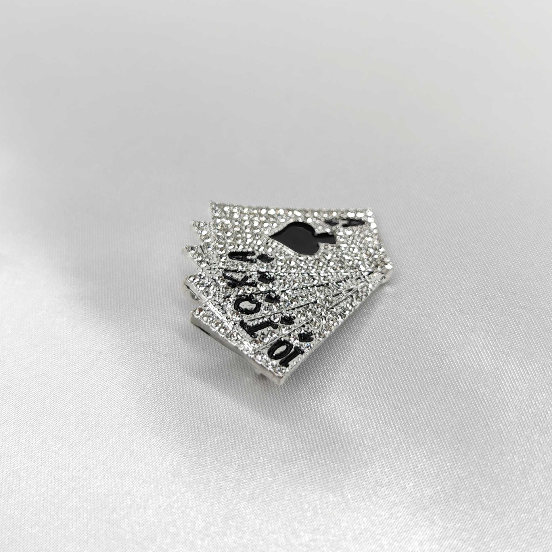 Broche bijou cartes de jeu Poker photo 6