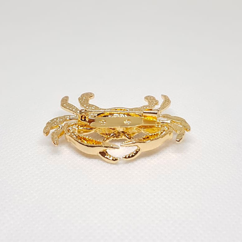 Brooch Gold Zodiac Cancer Crab Horoscope