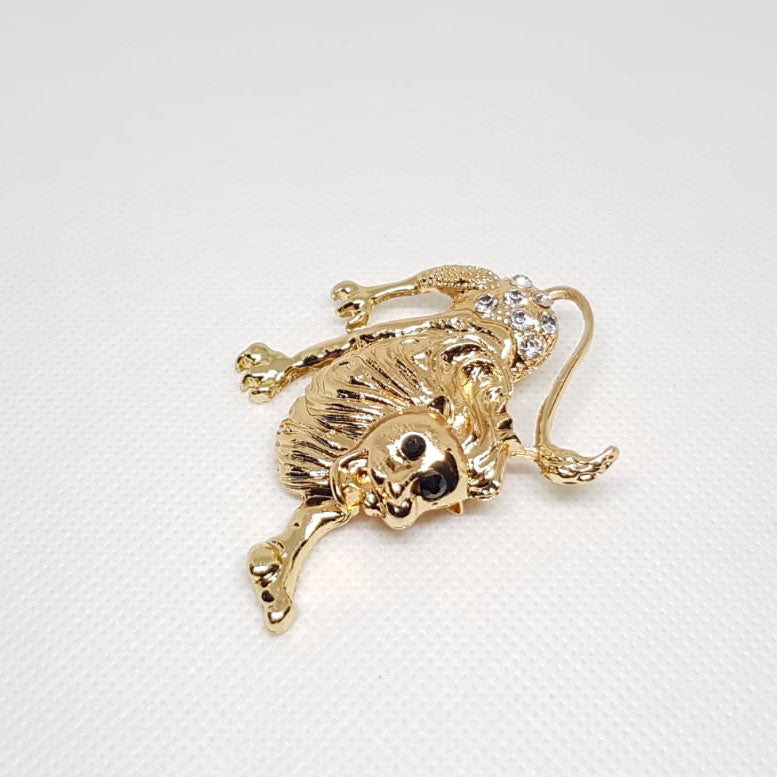 Broche Doree Zodiaque Lion Horoscope