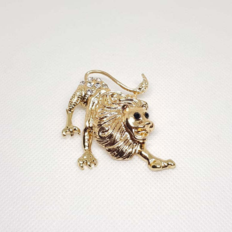 Broche Doree Zodiaque Lion Horoscope